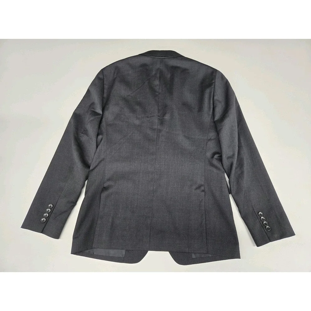 Bonobos Men's Slim Fit 2 Button Wool Blend‎ Blazer 15400 Charcoal Size 40R